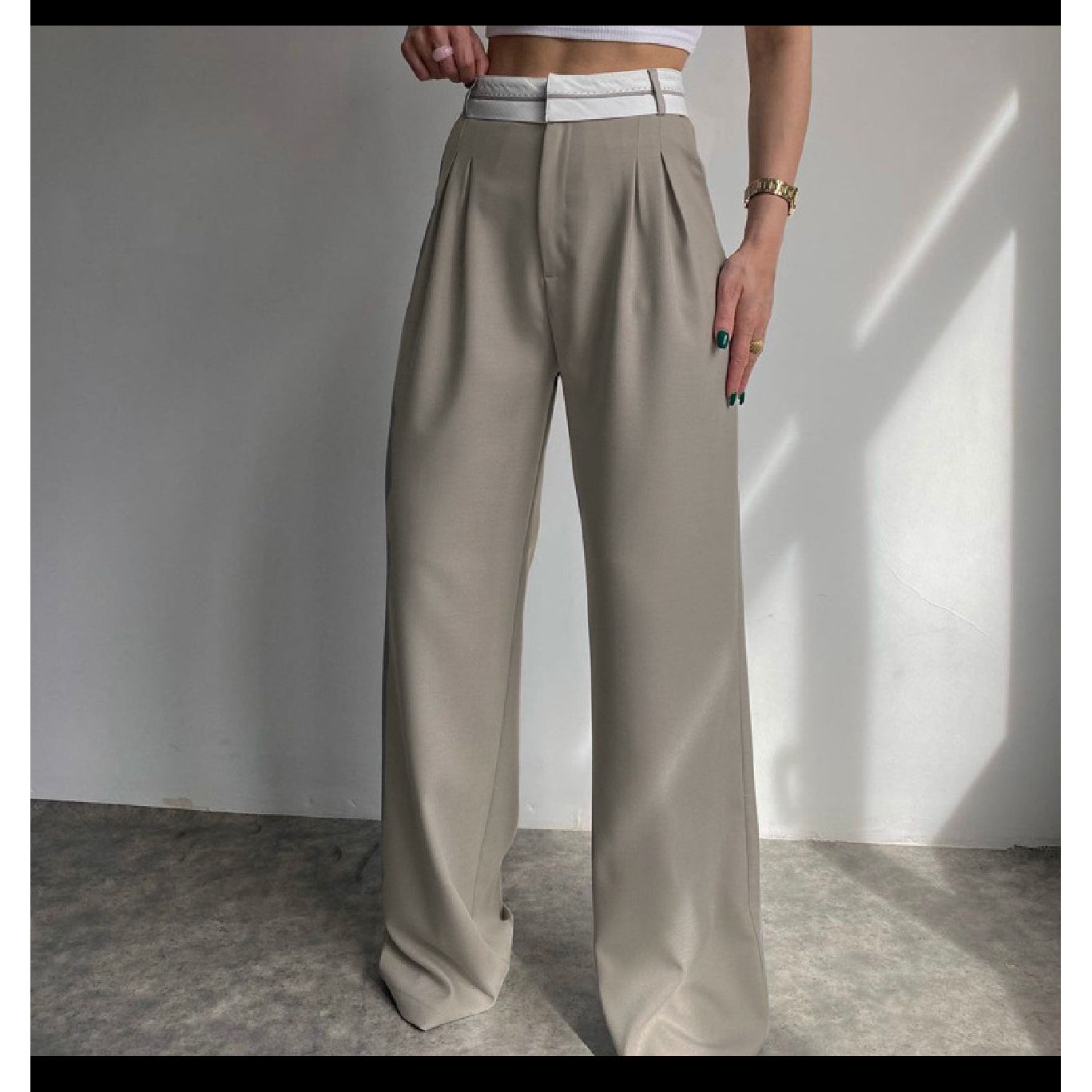 Loose High Waisted Pants