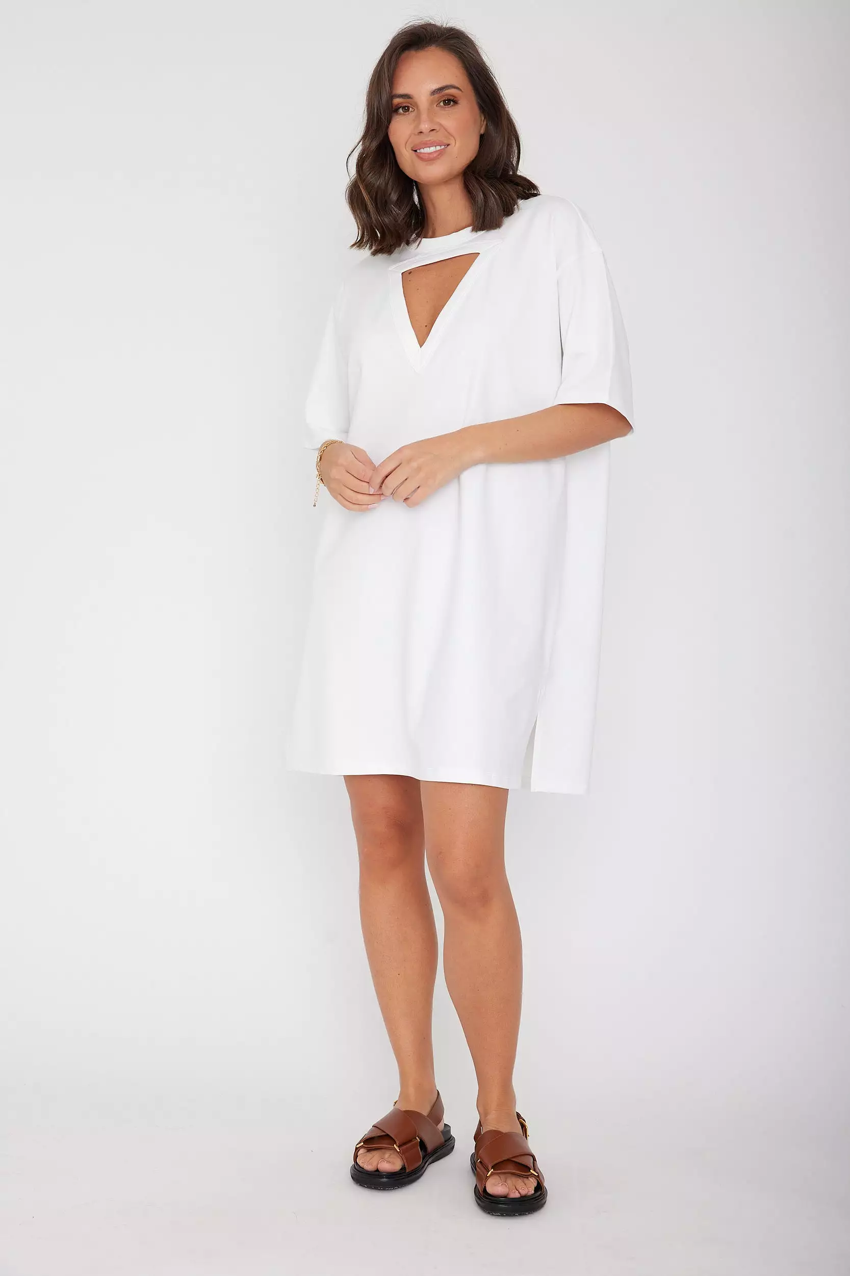 MARCUS Mini Dress White