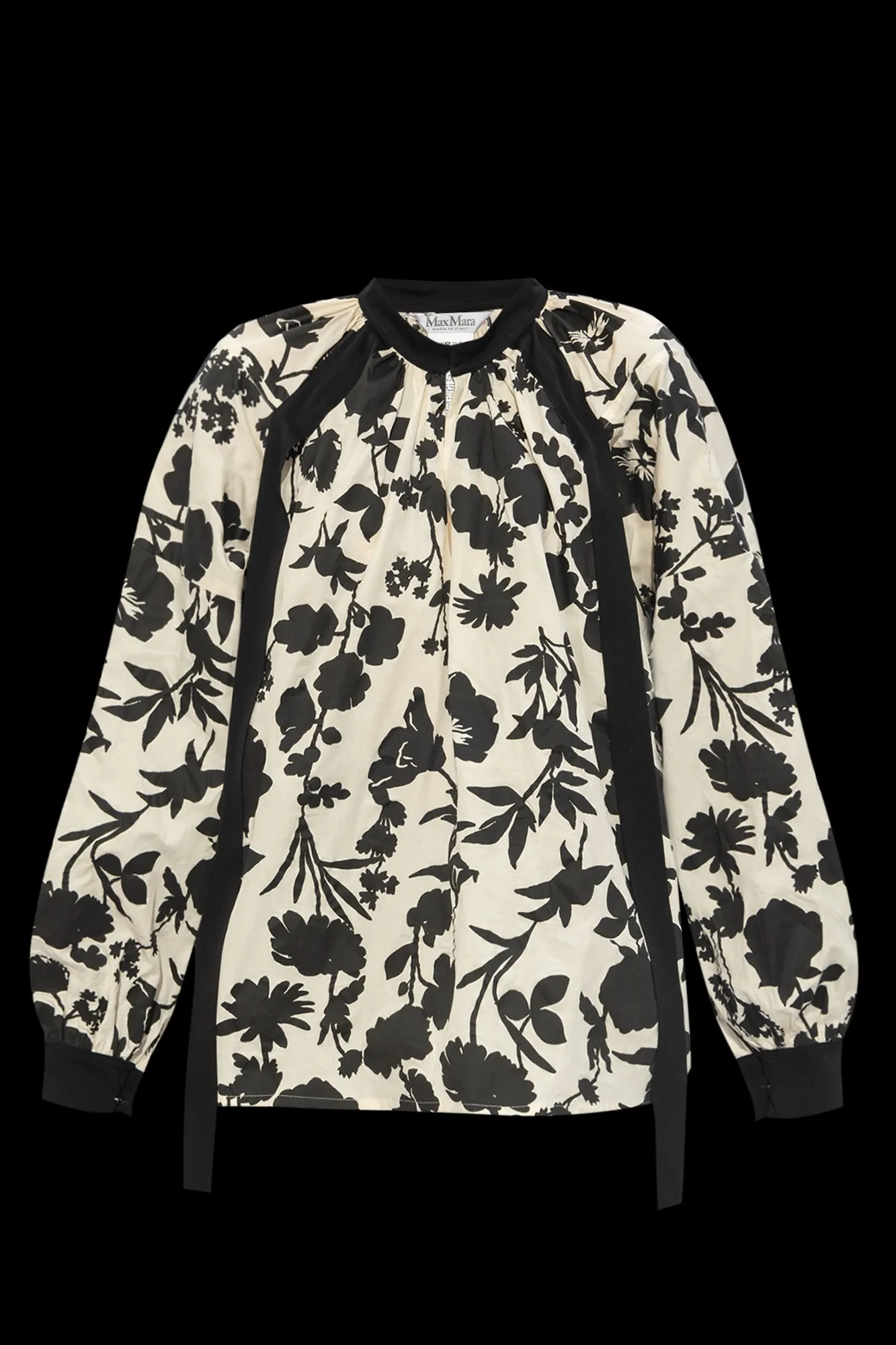 MaxMara  |Floral satin shirt