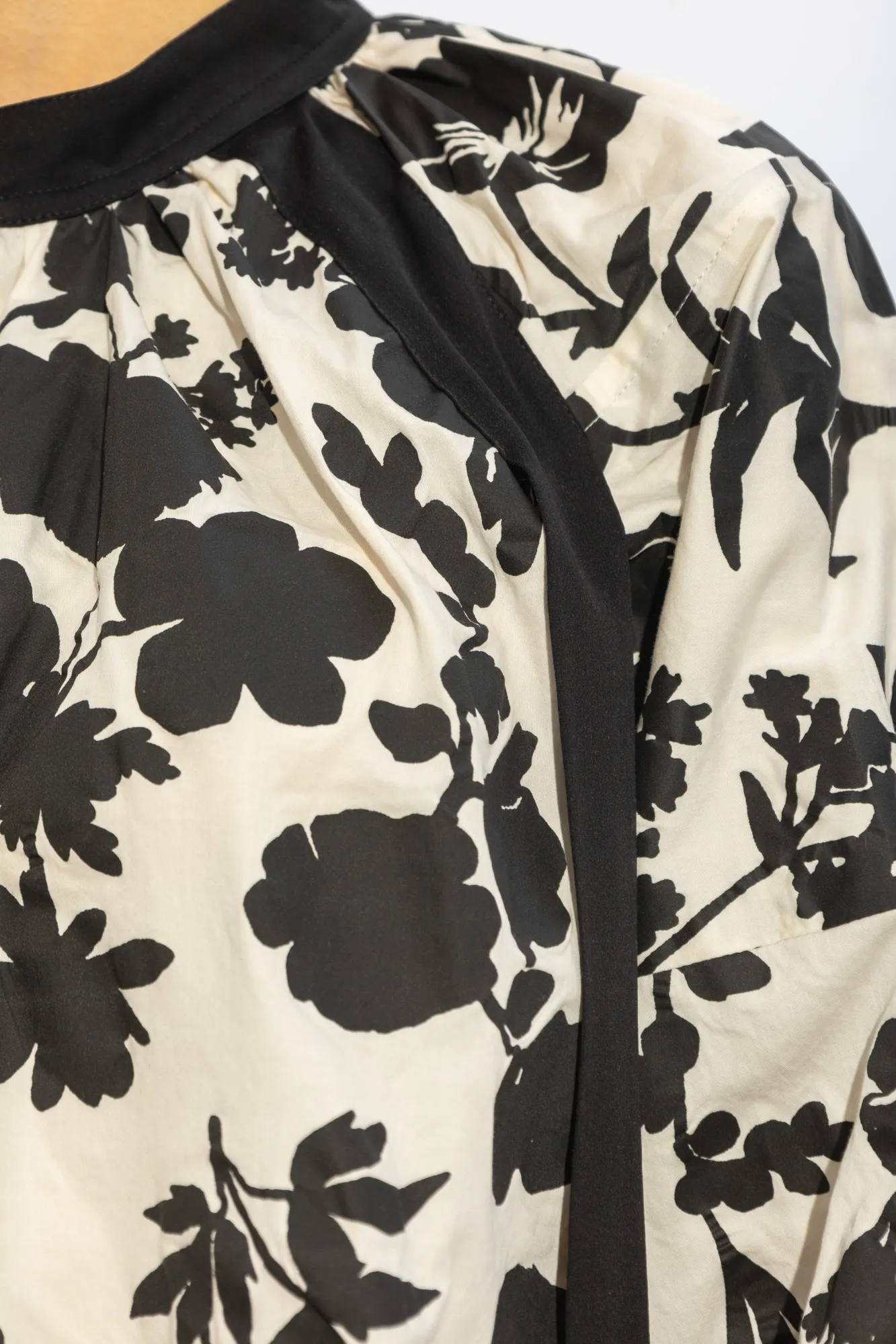 MaxMara  |Floral satin shirt