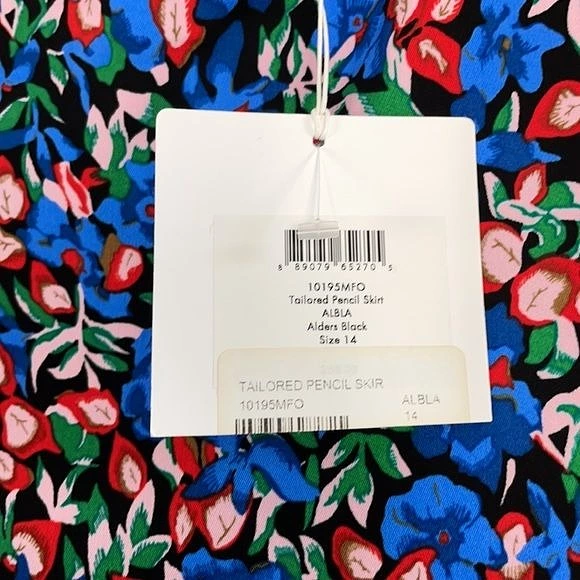 NEW Diane Von Furstenberg Floral Skirt