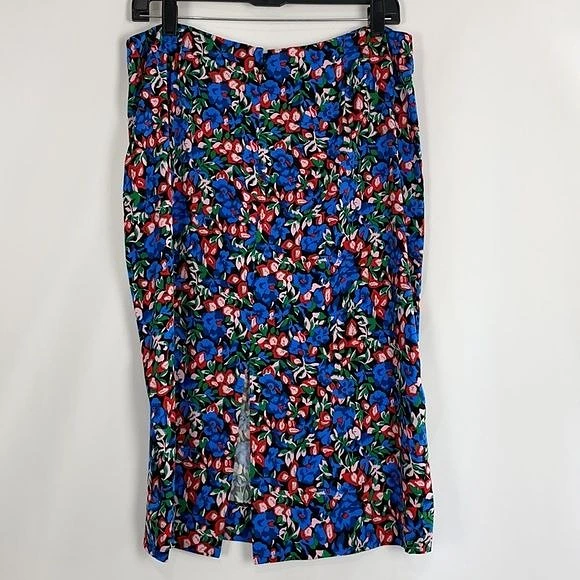 NEW Diane Von Furstenberg Floral Skirt