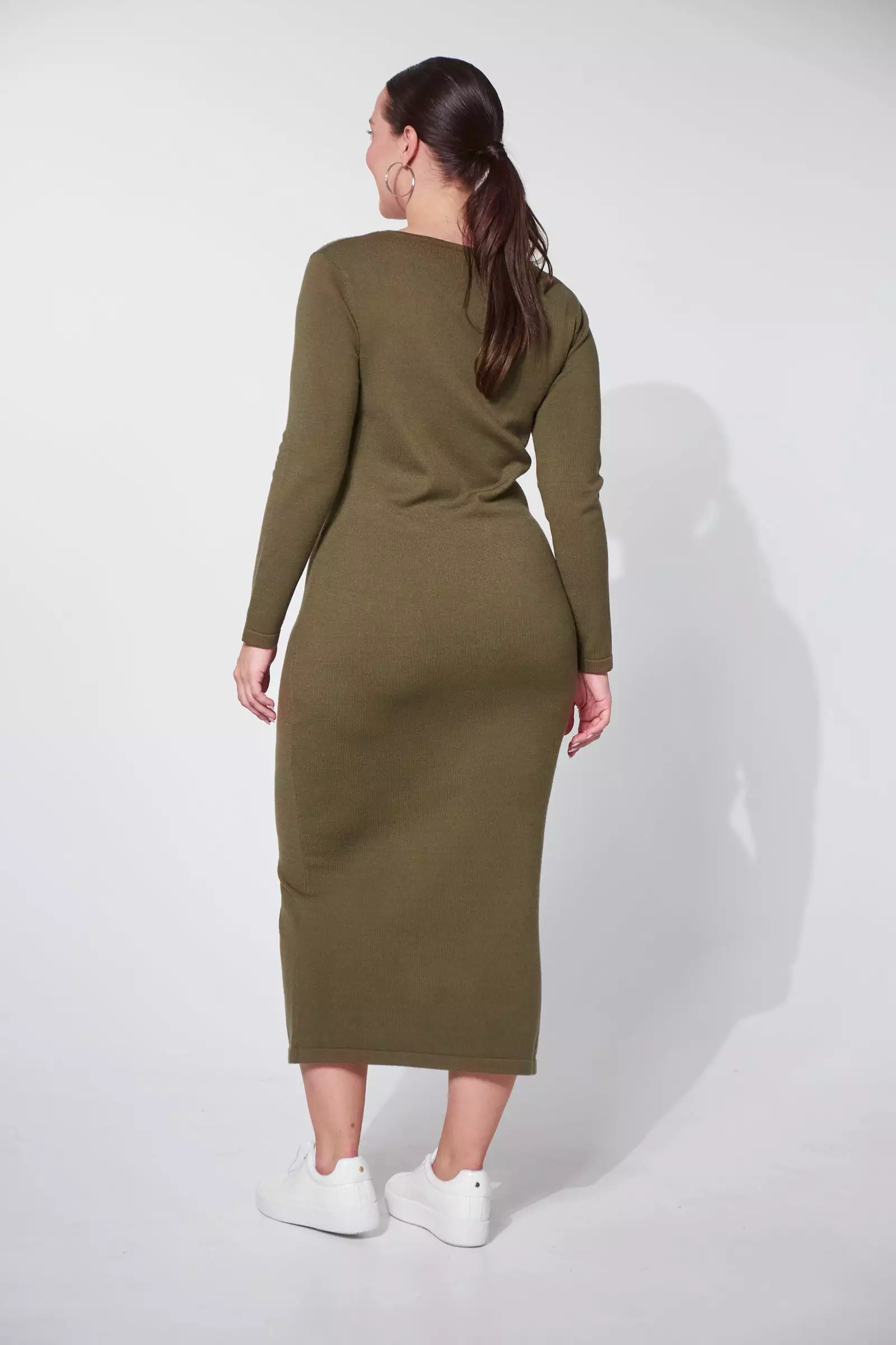 Nikolai Knit Dress - Fern Green