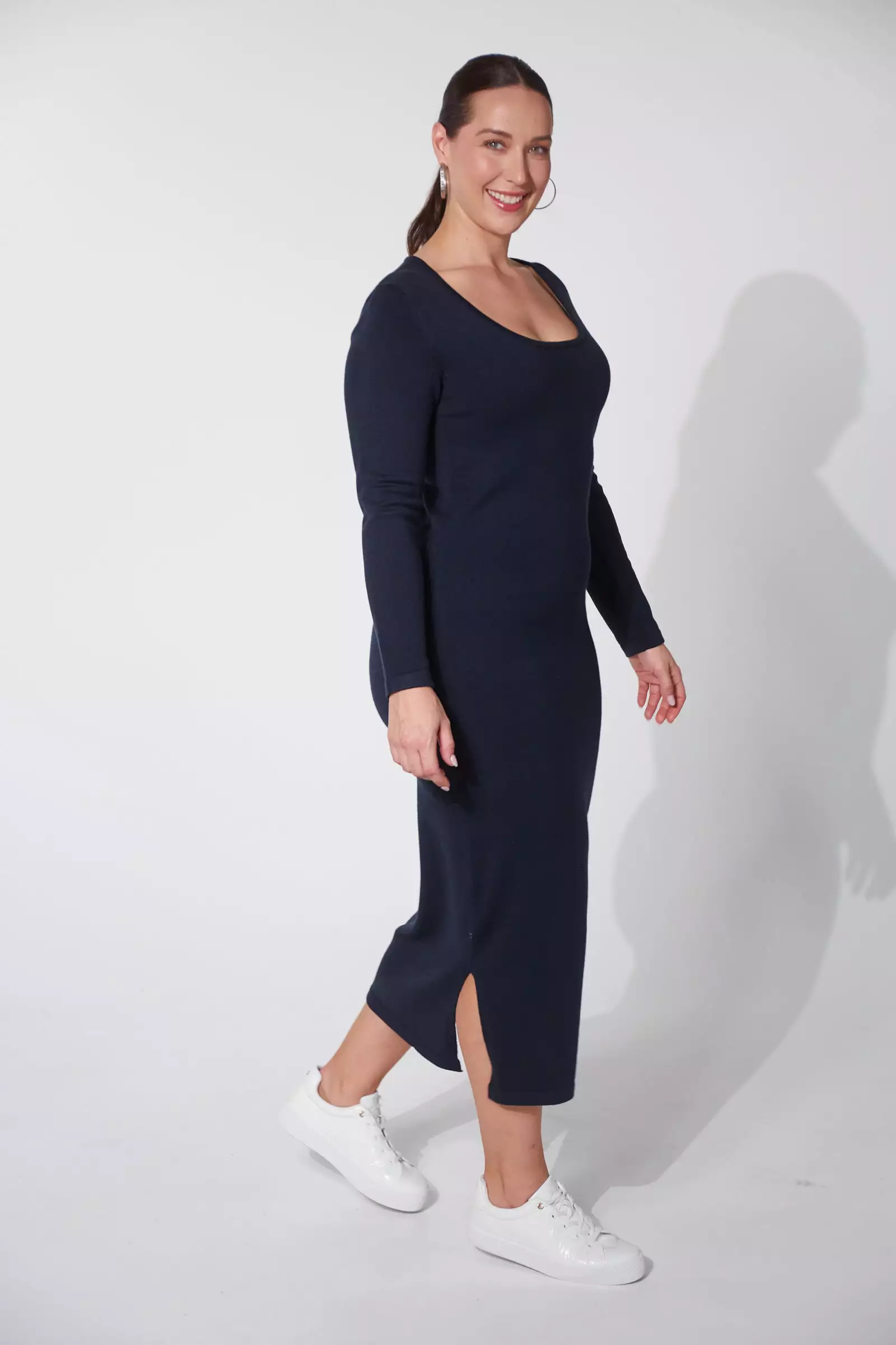 Nikolai Knit Dress - Midnight Navy