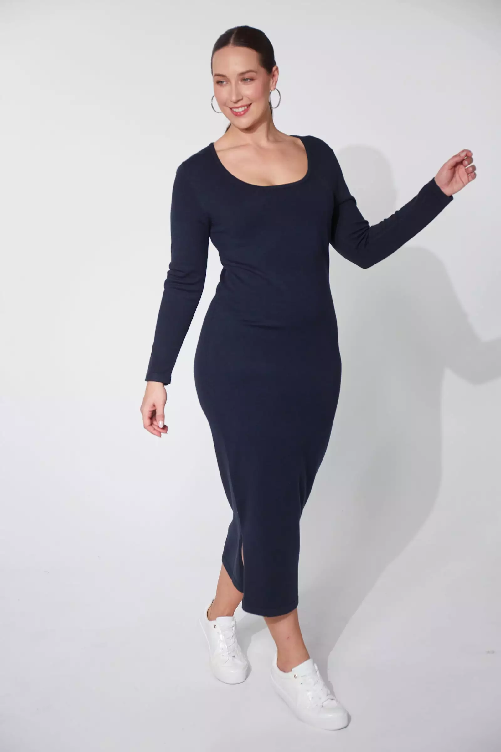 Nikolai Knit Dress - Midnight Navy