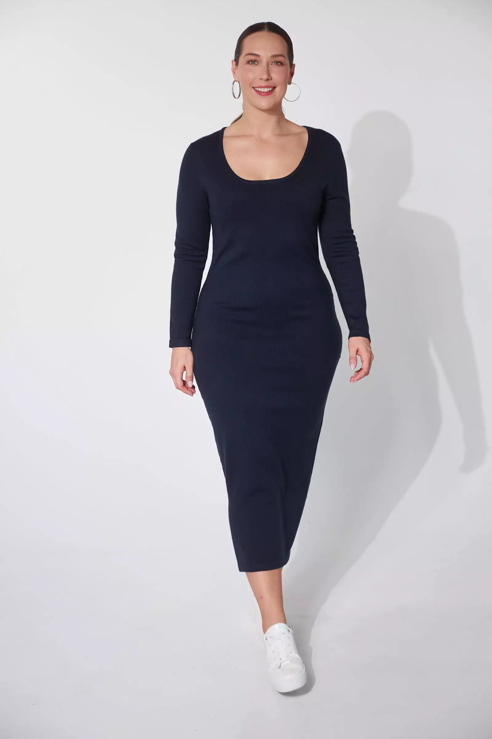 Nikolai Knit Dress - Midnight Navy