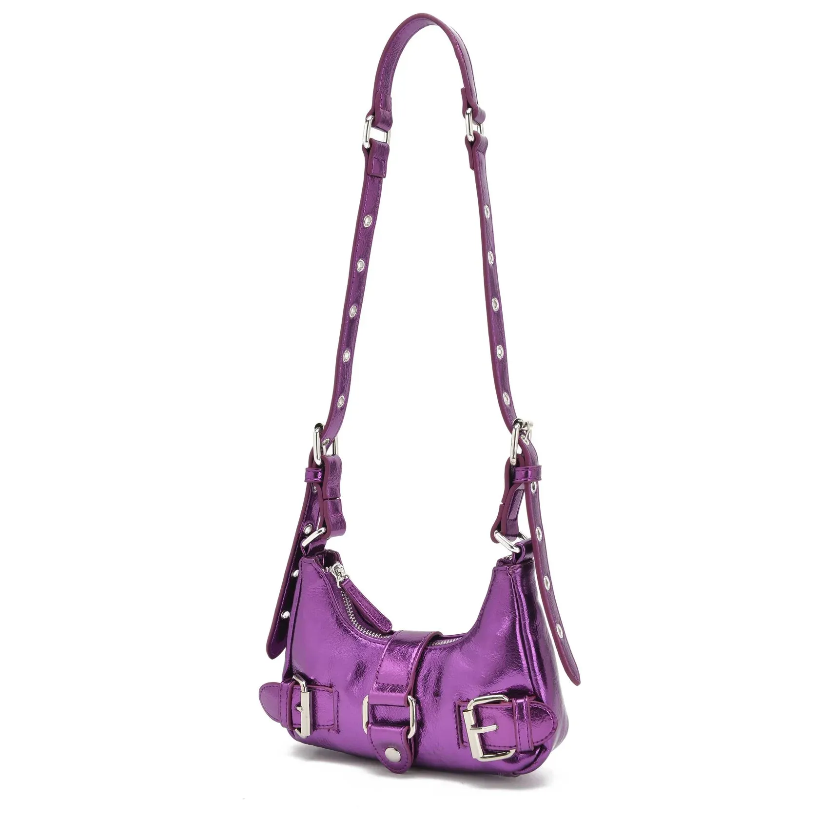 NUNOO | SHOULDER BAGS MUJER | PALMA RECYCLED COOL LIGHT PURPLE | LILA