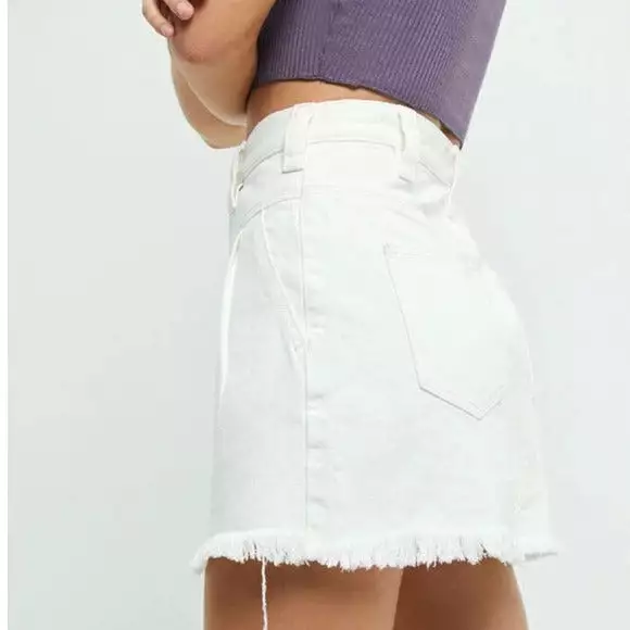 NWT Cream Denim Free People Skirt