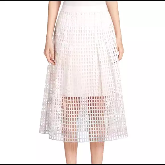 NWT Elie Tahari Mesh Ombré Skirt