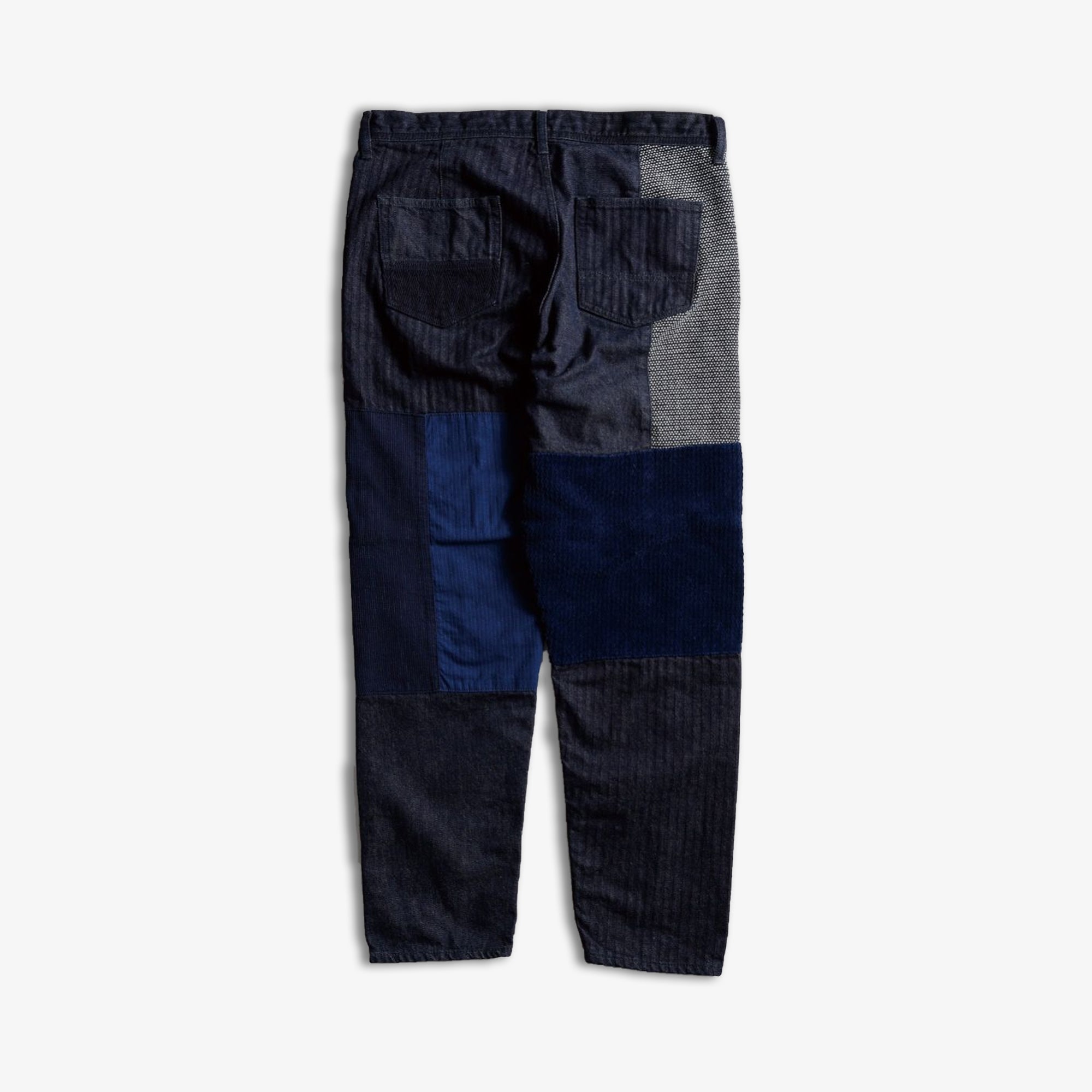 PATCHWORK PANTS RINSE 23AW 'INDIGO'