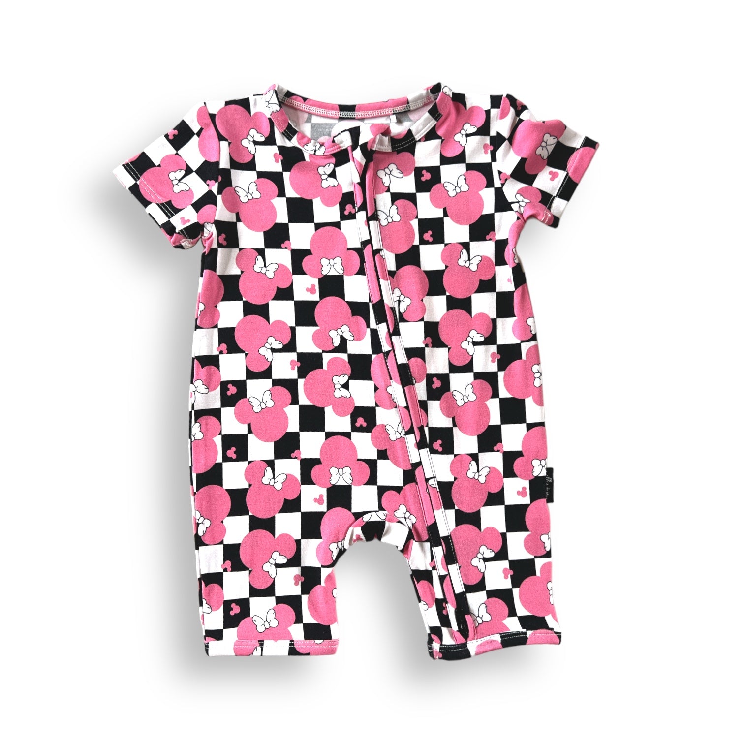 SHORTIE ZIP ROMPER - Millie Magic (Pink)