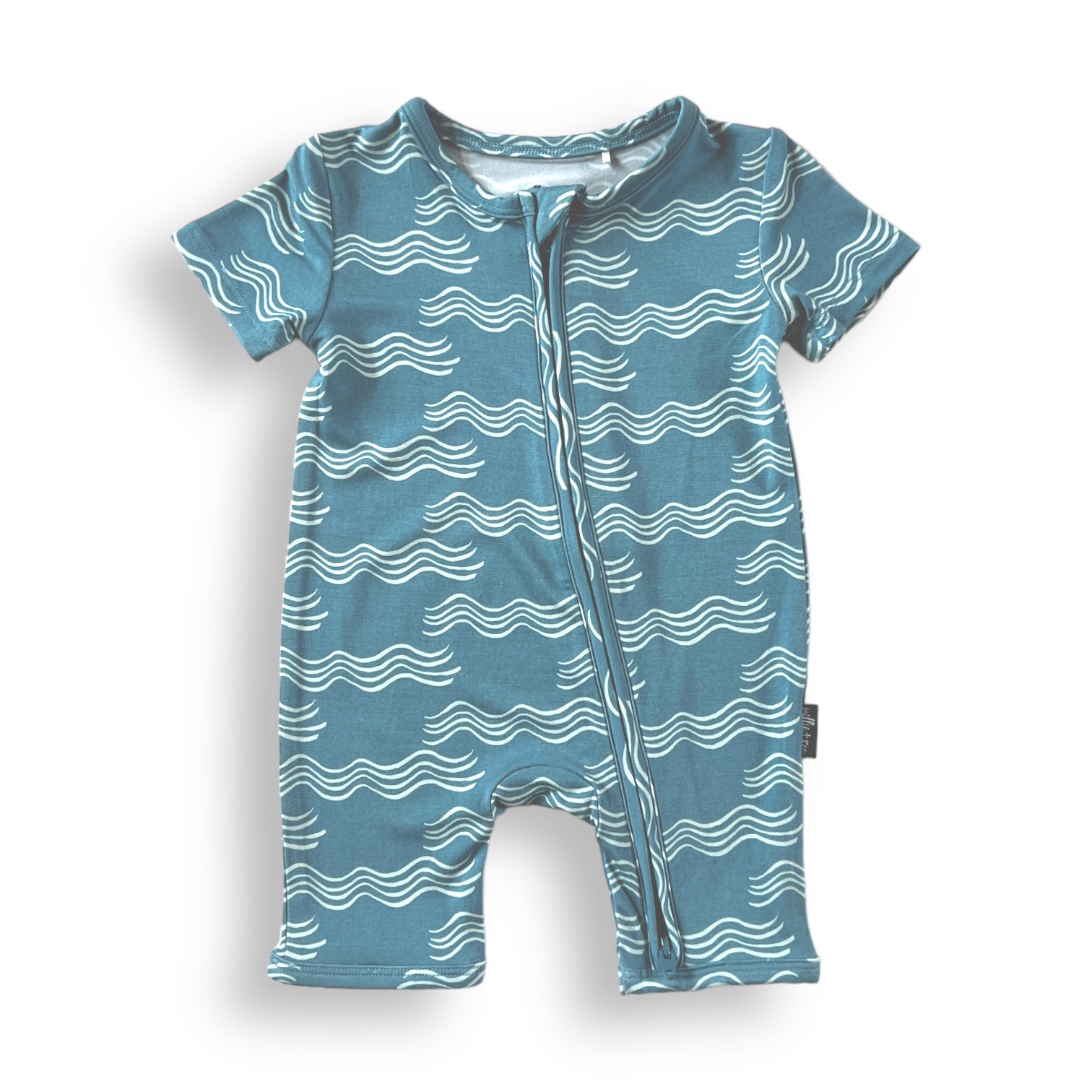 SHORTIE ZIP ROMPER - Waves