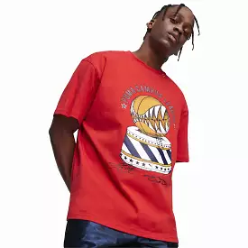 SHOWTIME BASKETBALL T-SHIRT 'RED'