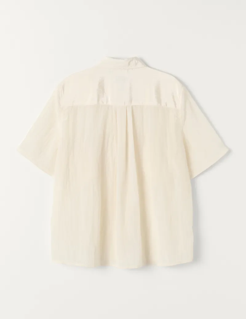 Sienne  |Street Style Plain Short Sleeves Shirts & Blouses