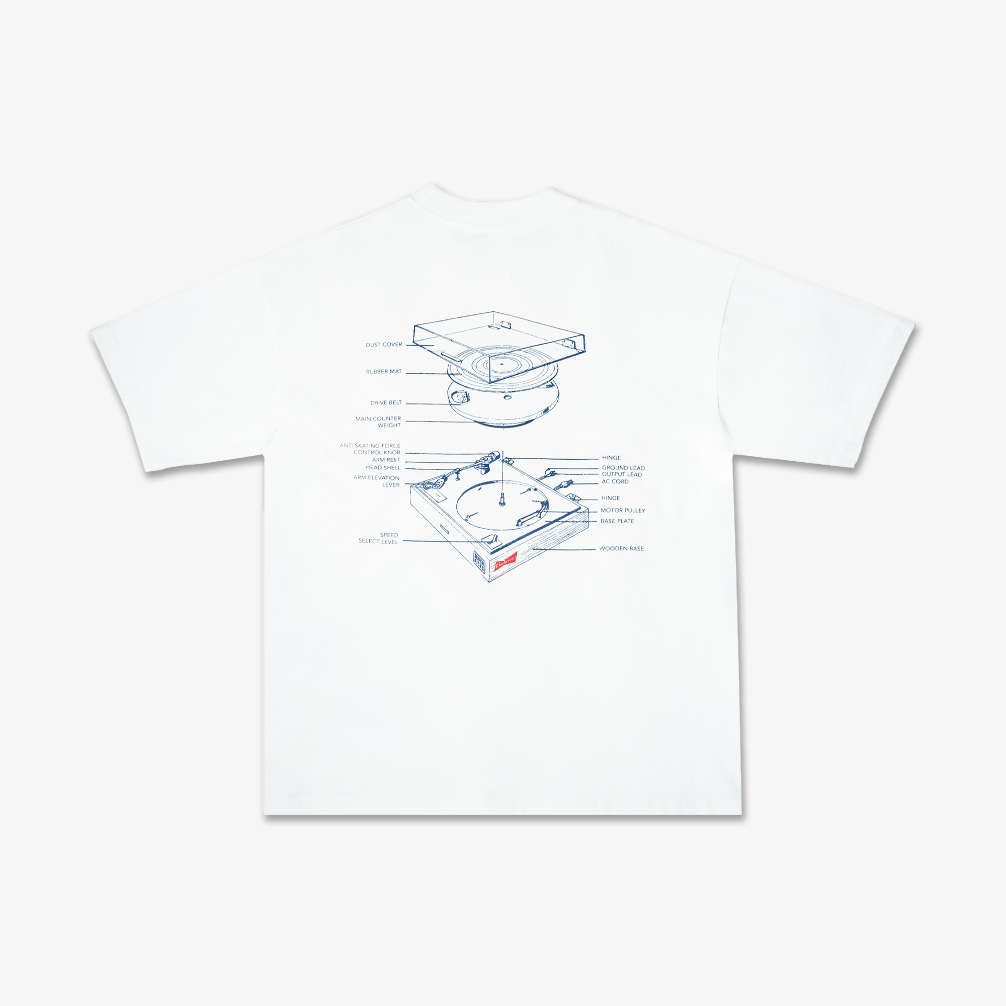 SUPERKICKS X BUDWEISER THE BLUEPRINT TEE