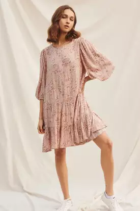 The Paisley Dress in Dusty Blush