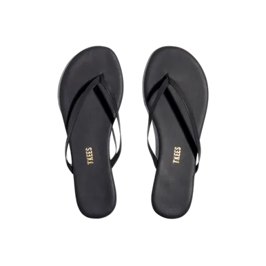 Tkees Solids Flip Flop, Washed Black