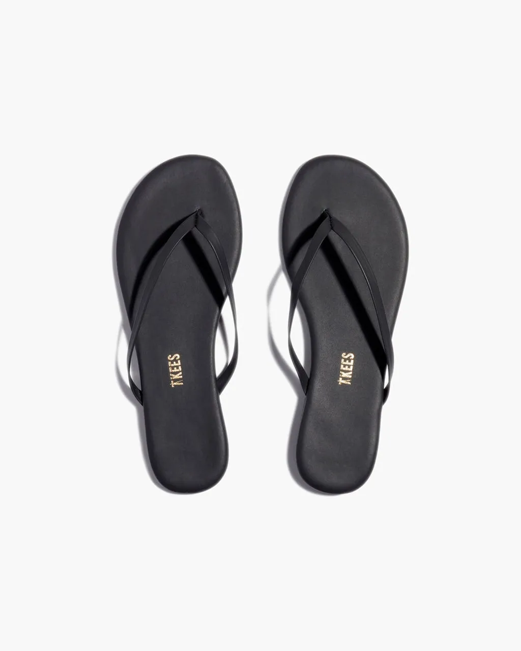 Tkees Solids Flip Flop, Washed Black