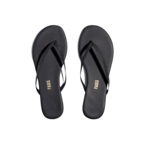 Tkees Solids Flip Flop, Washed Black