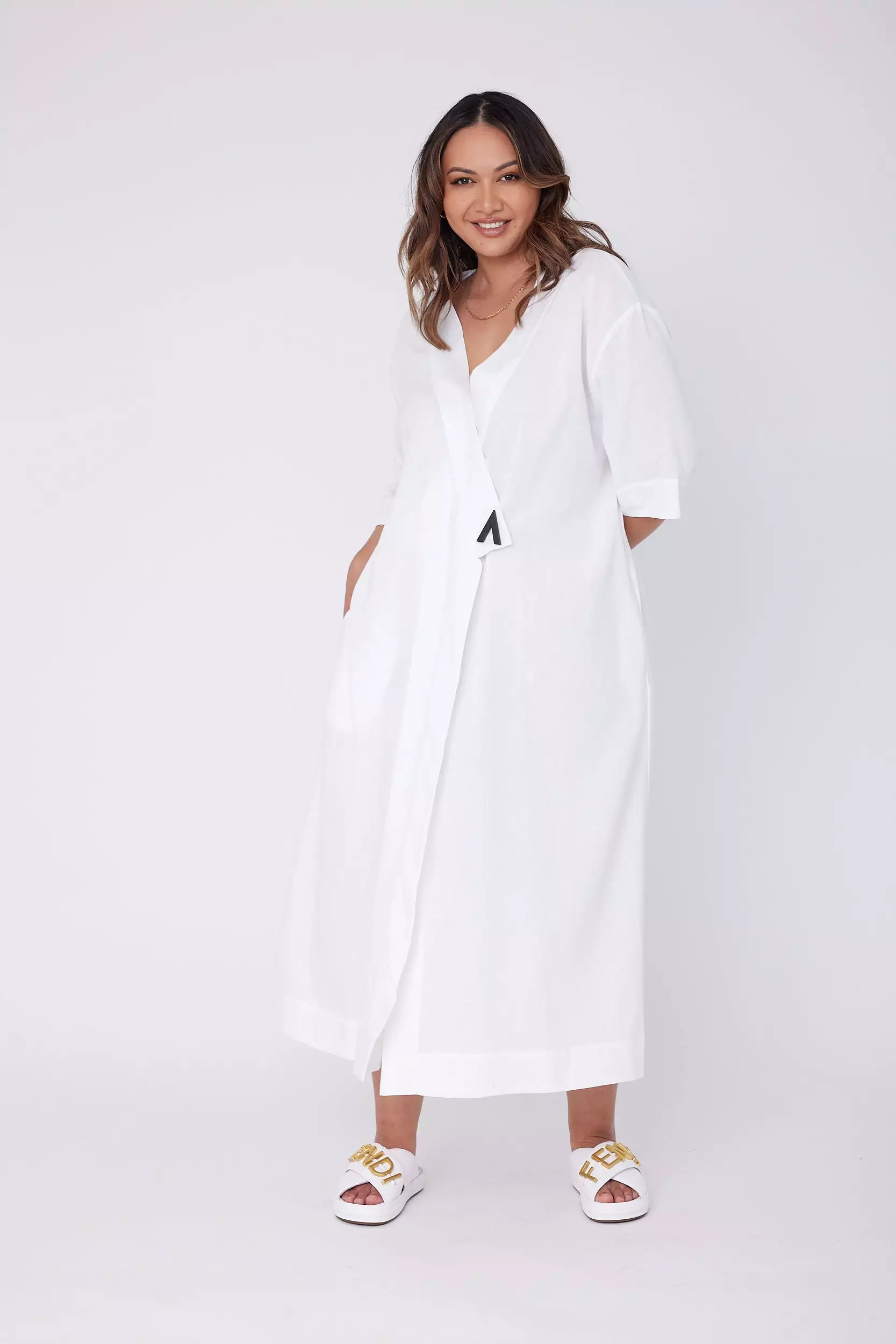 VINCENTI Dress White