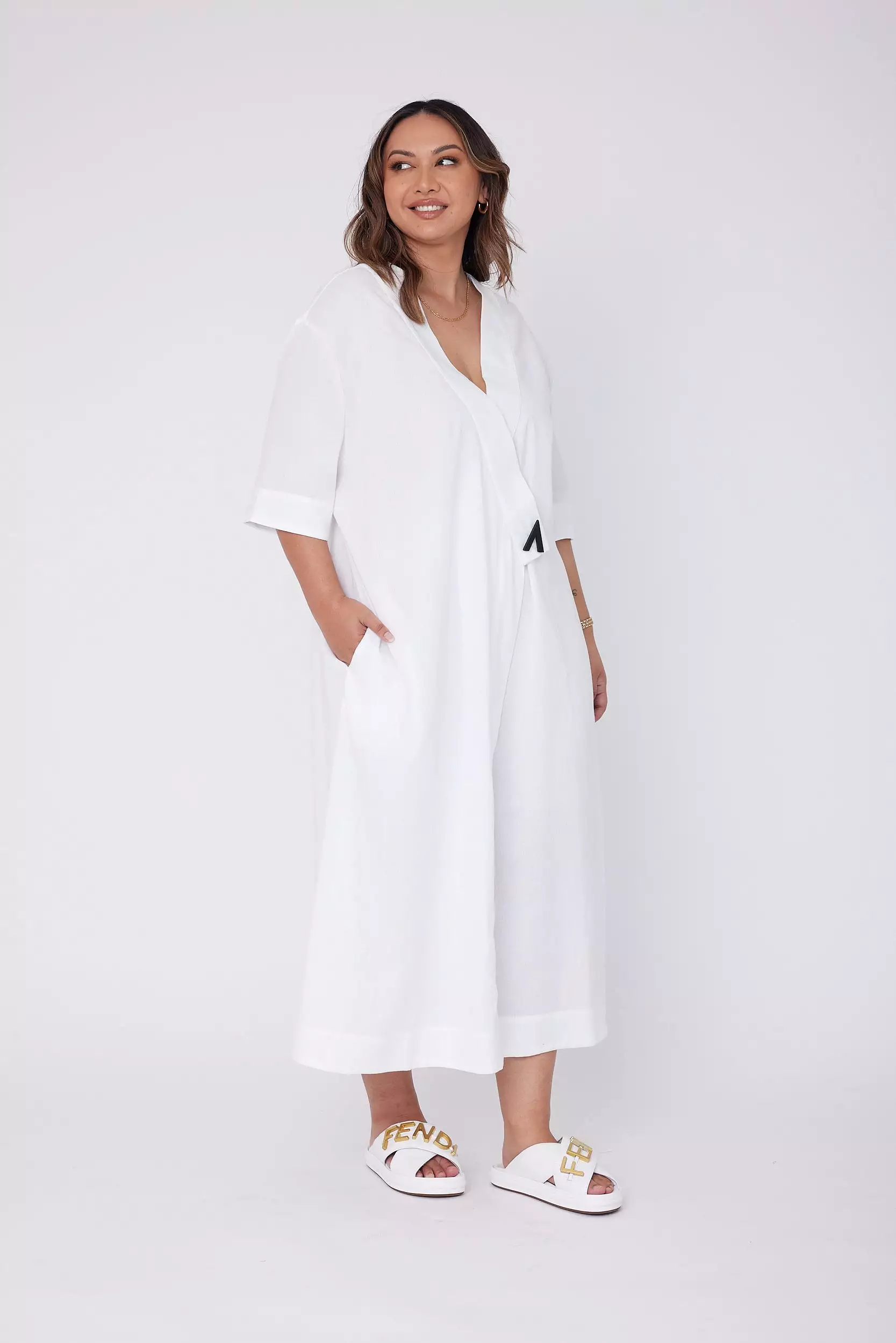 VINCENTI Dress White