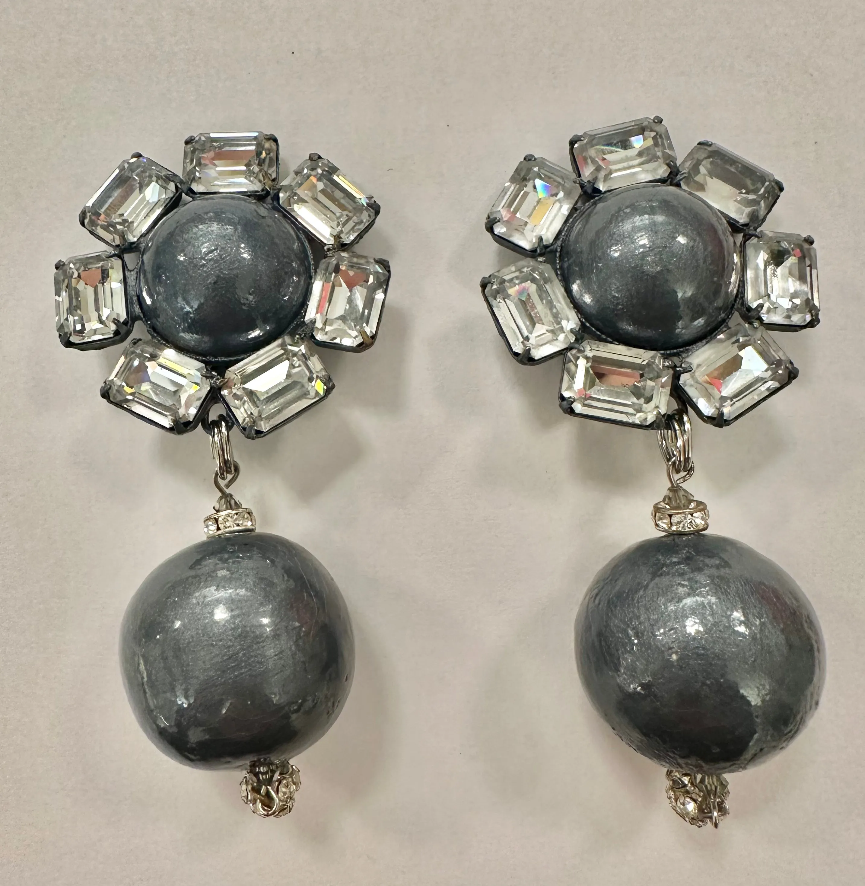 Vintage Faux Pearl Earrings