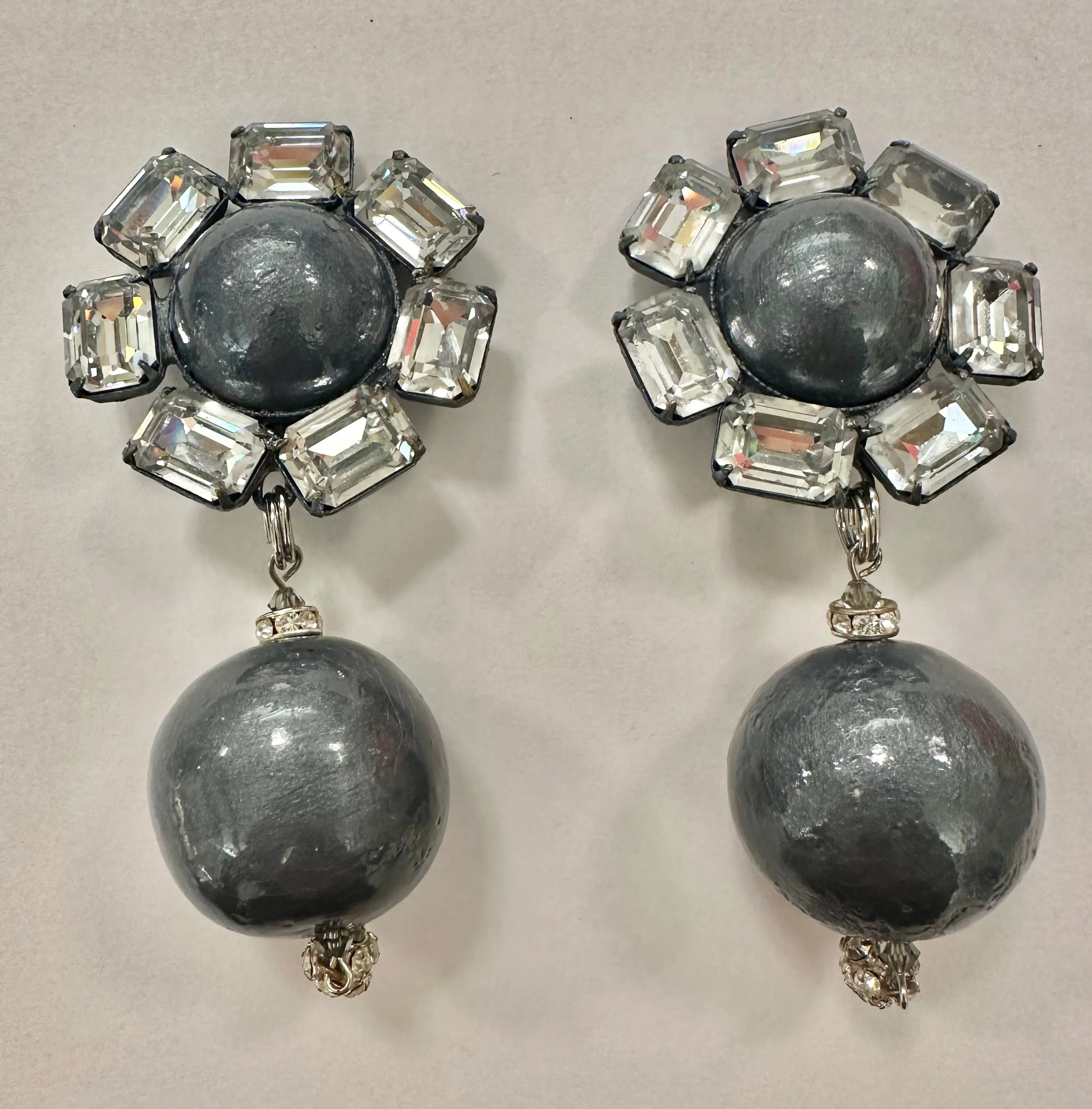 Vintage Faux Pearl Earrings