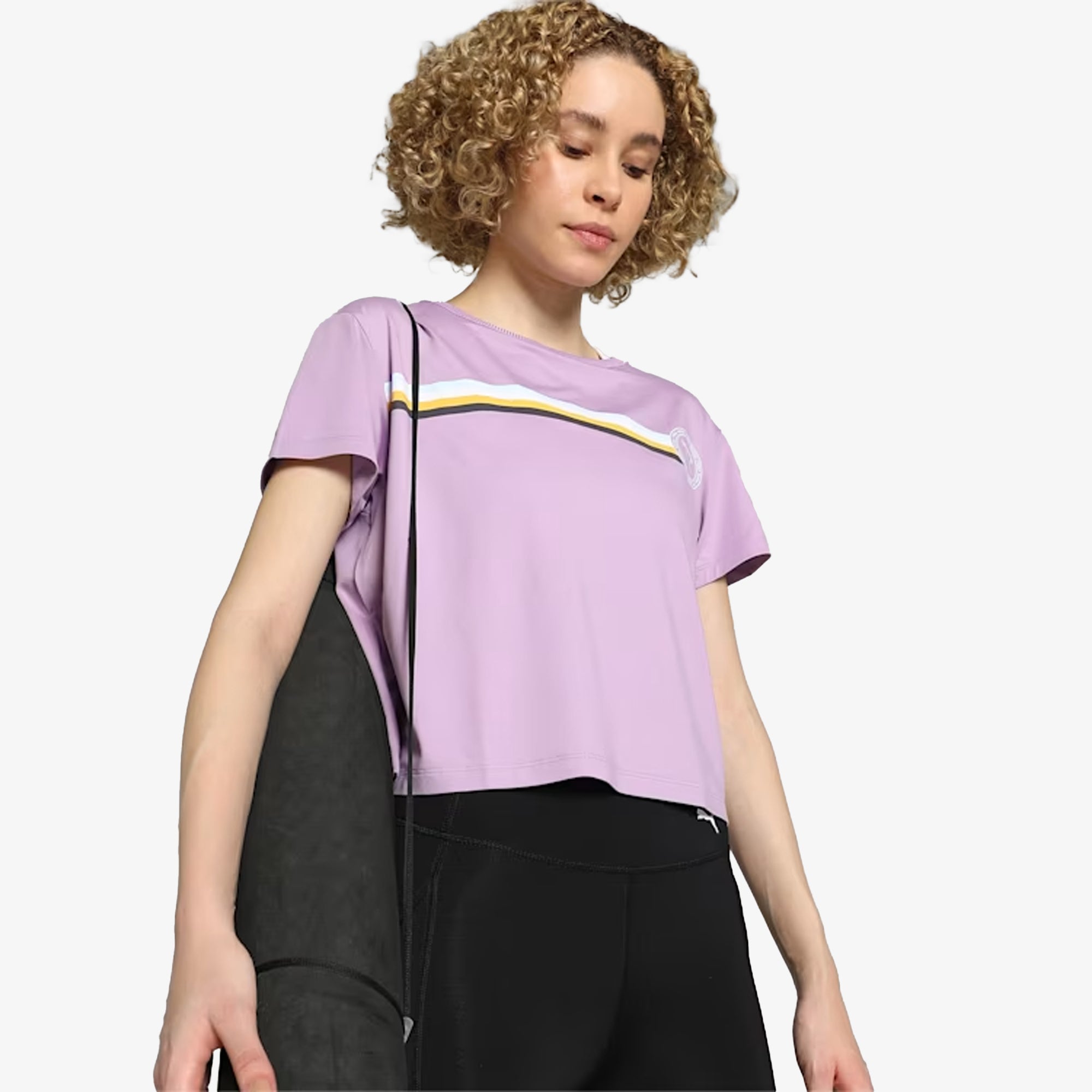 WMN'S X LEMLEM TRAINING T-SHIRT 'VIVID VIOLET '