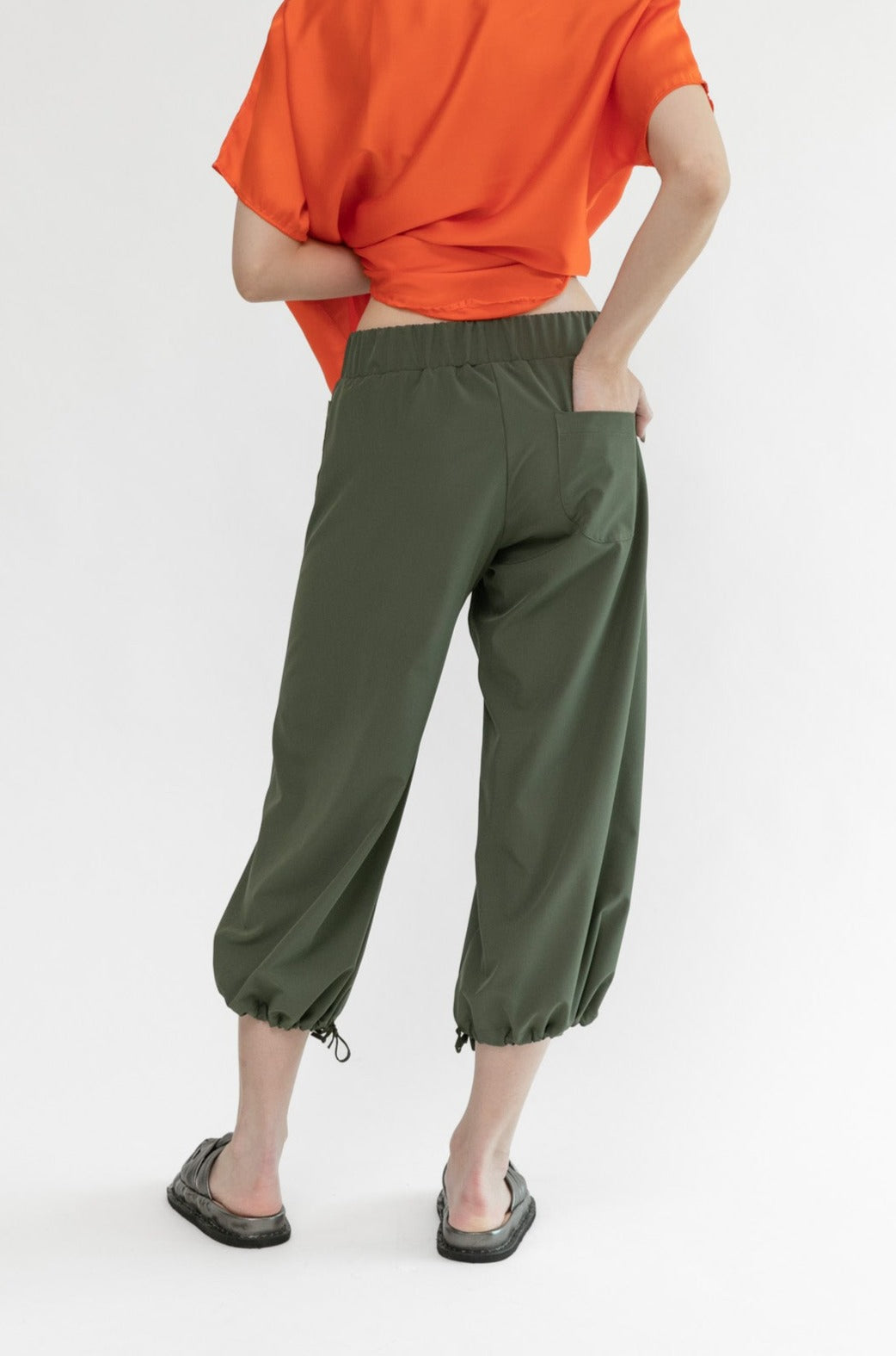 Woven Boba Pants | Techno Olive