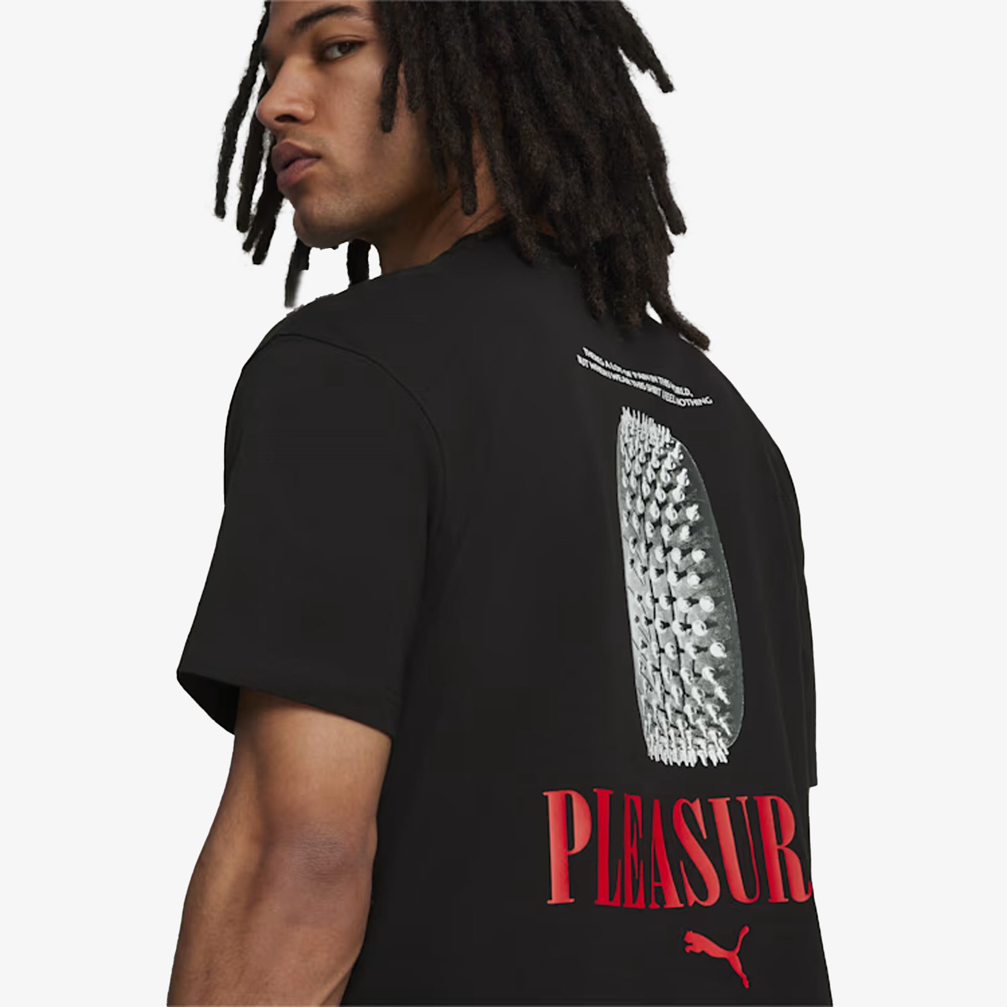 x PLEASURES GRAPHIC TEE 'BLACK'