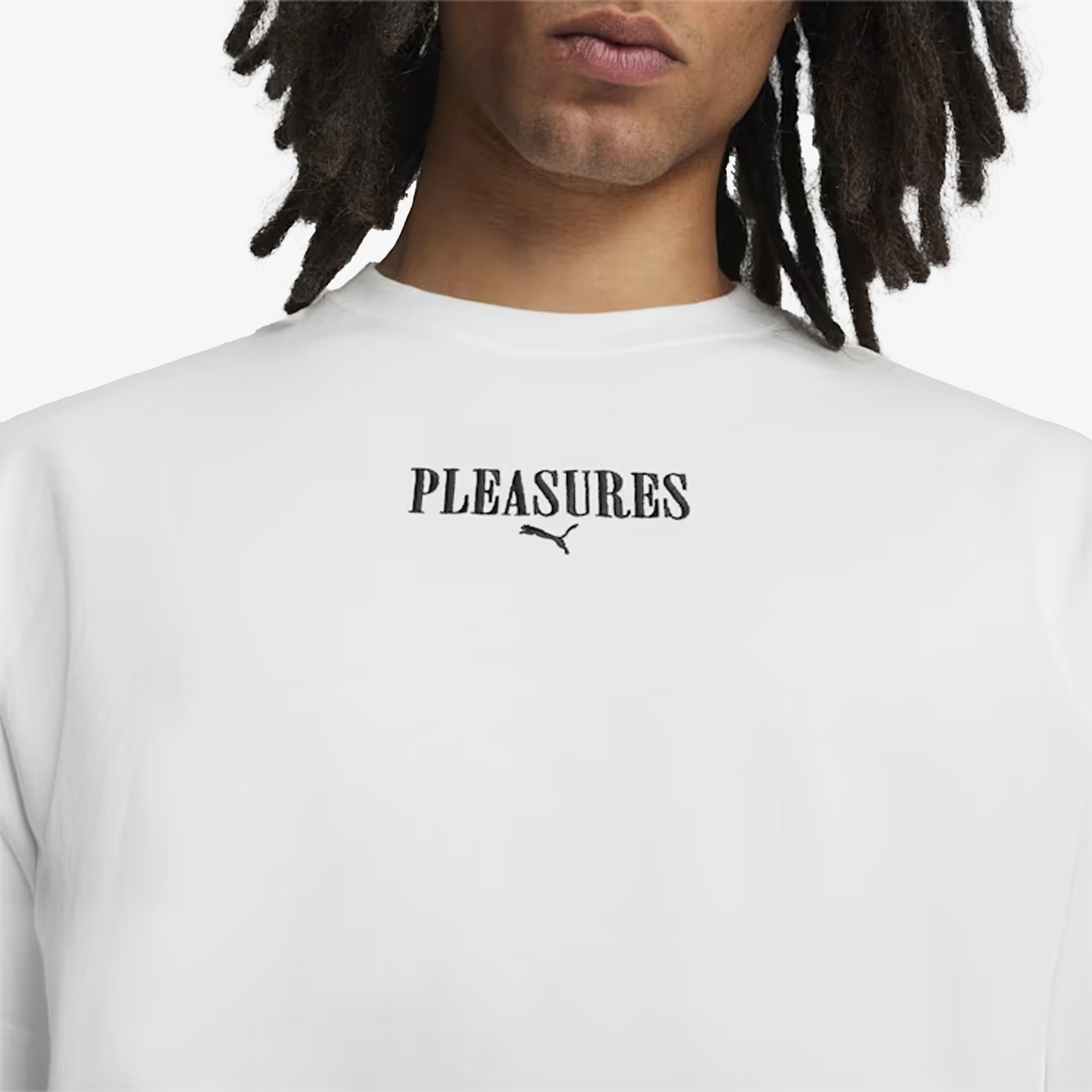 x PLEASURES GRAPHIC TEE 'WHITE'