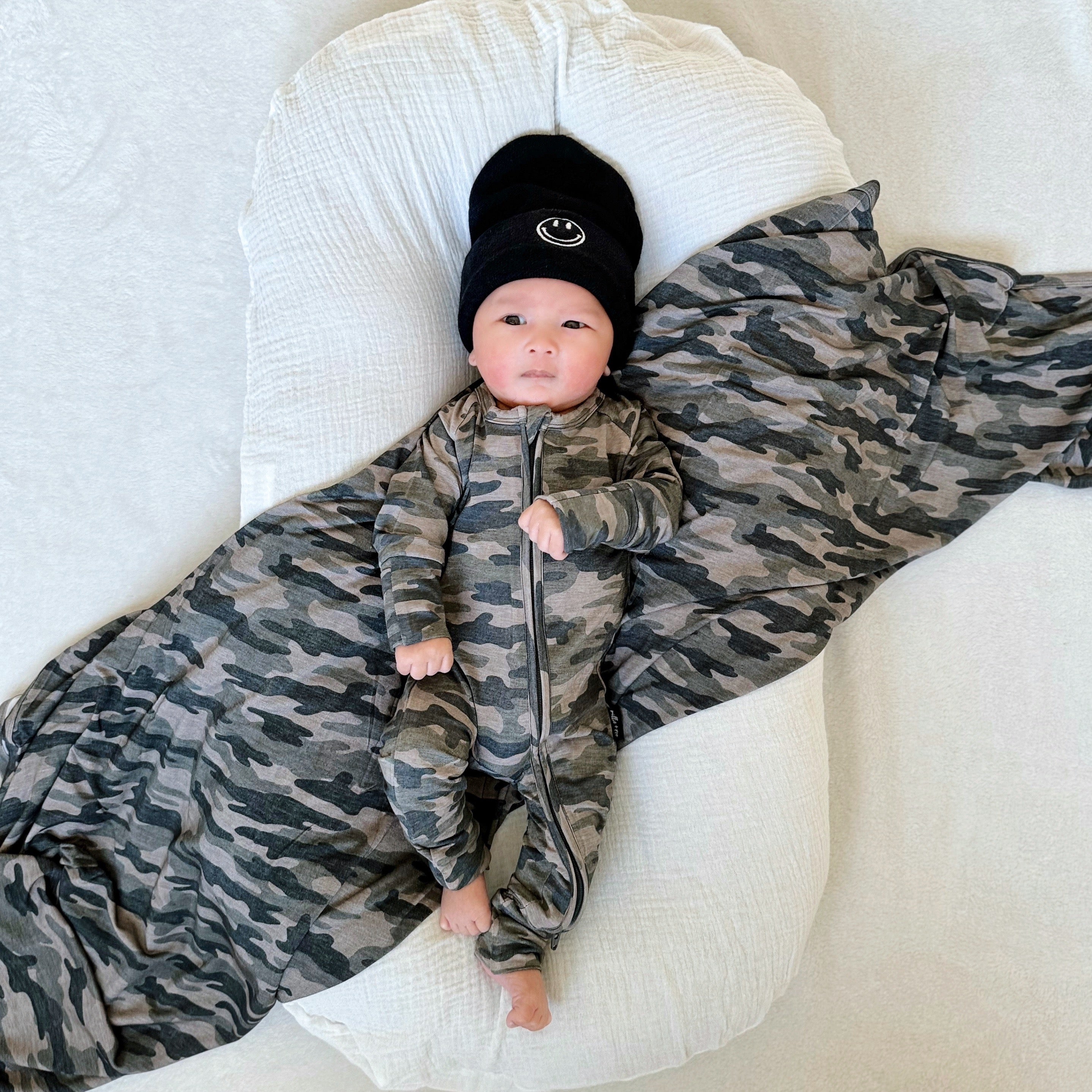 ZIP ROMPER BAMBOO - Chris Camo