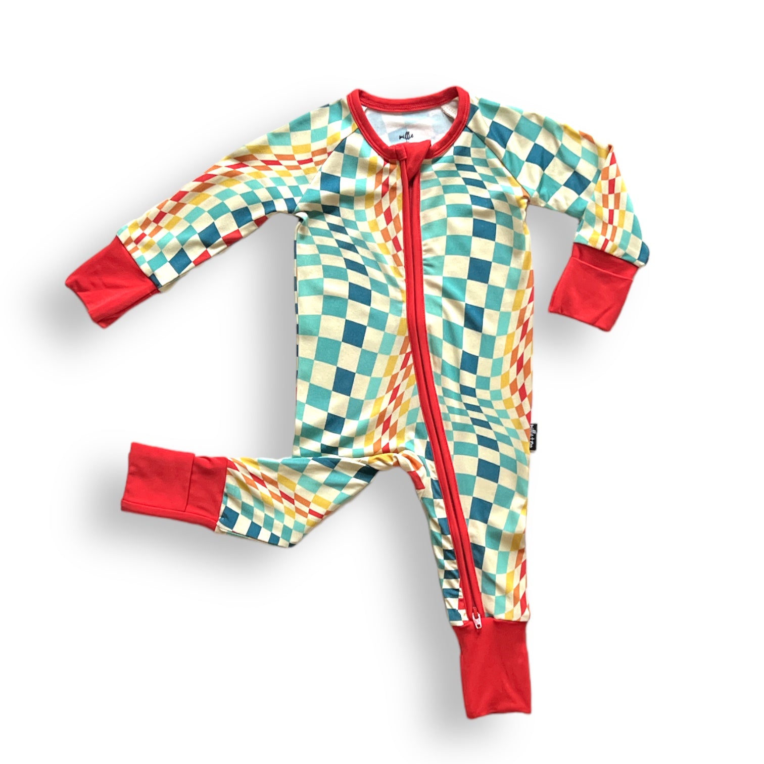 ZIP ROMPER - Groovy Check