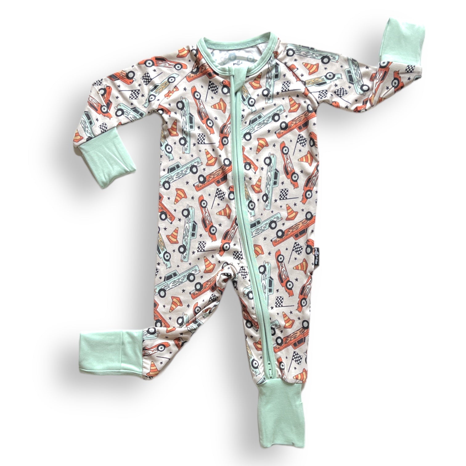 ZIP ROMPER - Hot rod